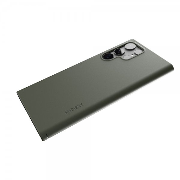 Nudient Samsung Galaxy S22 Ultra Ohut Kuori V3 Mäntyvihreä