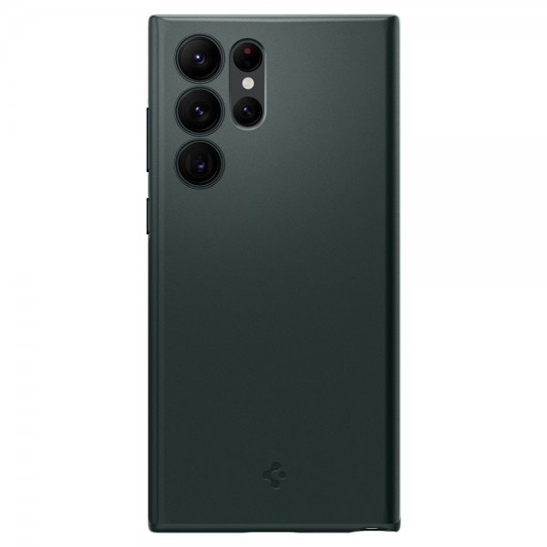 Spigen Samsung Galaxy S22 Ultra Suojakuori Thin Fit Abyss Green