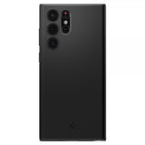 Spigen Samsung Galaxy S22 Ultra Ohut Fit -kuori Musta