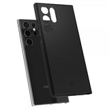 Spigen Samsung Galaxy S22 Ultra Ohut Fit -kuori Musta