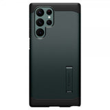 Spigen Samsung Galaxy S22 Ultra -suojakuori Tough Armor Abyss Green