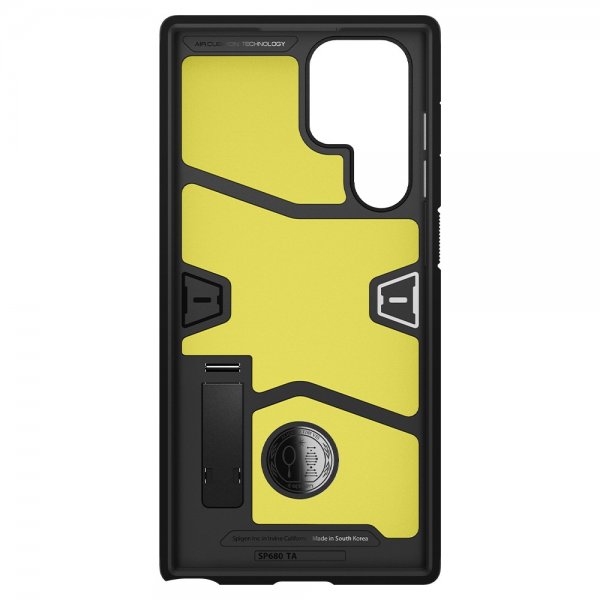 Spigen Samsung Galaxy S22 Ultra Suojakuori Tough Armor Musta
