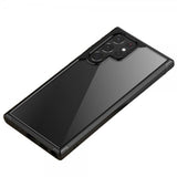 Ipaky Samsung Galaxy S22 Ultra Kuori Läpinäkyvä Takaosa Musta