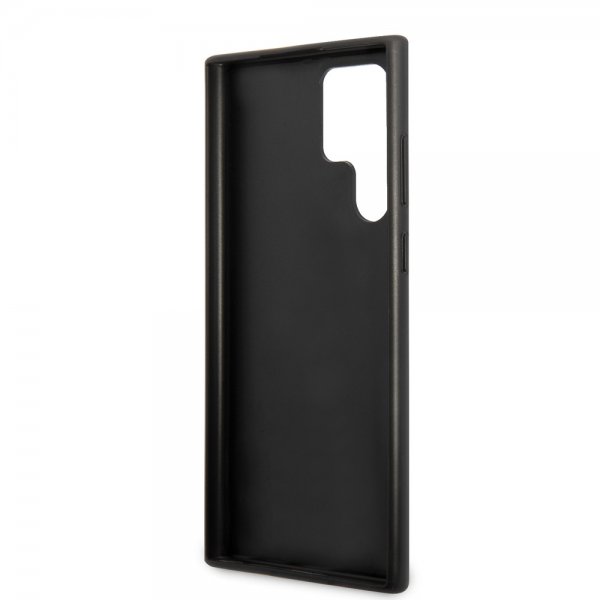 BMW Samsung Galaxy S22 Ultra Suojakuori Tricolor Stripe Carbon Musta