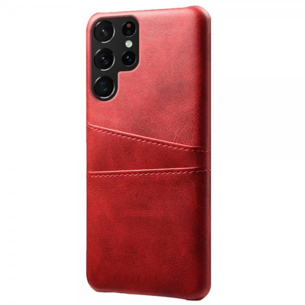 Samsung Galaxy S22 Ultra Kuoret Kaksi Korttipaikkaa Punainen