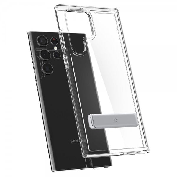 Spigen Samsung Galaxy S22 Ultra -suojakuori Ultra Hybrid S Crystal Clear