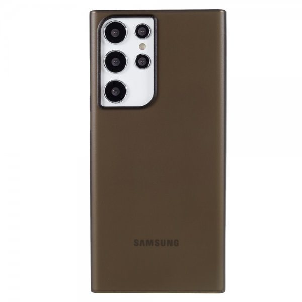 Benks Samsung Galaxy S22 Ultra Ultra Thin läpinäkyvä kuori, musta