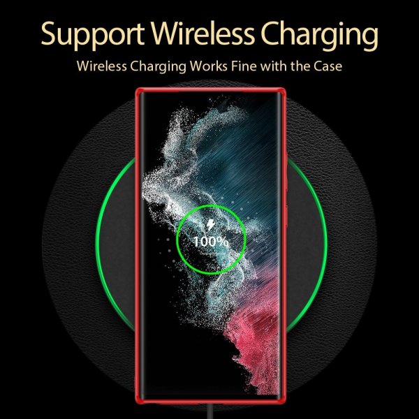 Dux Ducis Samsung Galaxy S22 Ultra Kuori YOLO-sarja Punainen