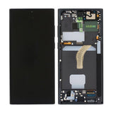 Samsung Galaxy S22 Ultra Näyttö LCD-näytöllä Alkuperäinen - Musta