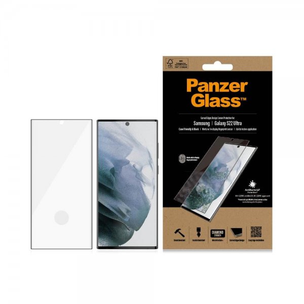 PanzerGlass Samsung Galaxy S22 Ultra Näytönsuoja Case Friendly Fingerprint
