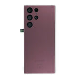 Samsung Galaxy S22 Ultra (SM-S908B) Alkuperäinen takakansi – Burgundy
