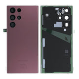 Samsung Galaxy S22 Ultra (SM-S908B) Alkuperäinen takakansi – Burgundy