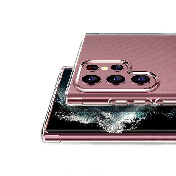 Rvelon Samsung Galaxy S22 Ultra Kuoret Iskunkestävä Läpinäkyvä