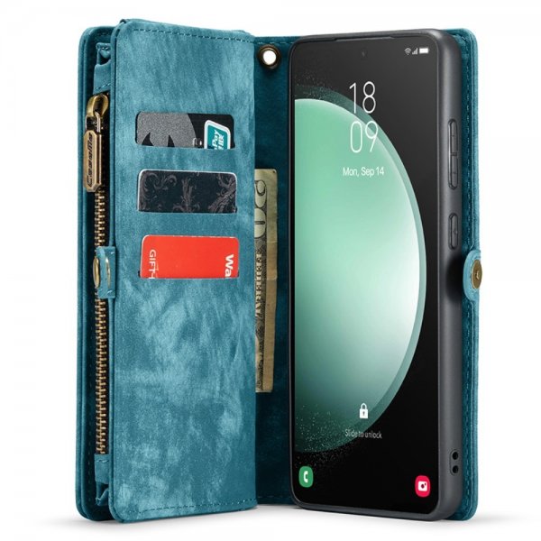 CaseMe Samsung Galaxy S23 FE Kotelo 008 Series Irrotettava Kuori Sininen