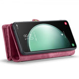 CaseMe Samsung Galaxy S23 FE -kotelo 008 Series, irrotettava kuori, punainen