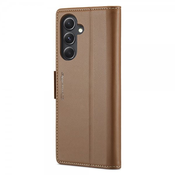 CaseMe Samsung Galaxy S23 FE Kotelo 023 Series Ruskea