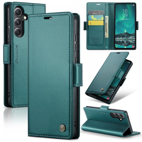 CaseMe Samsung Galaxy S23 FE Kotelo 023 Series Vihreä