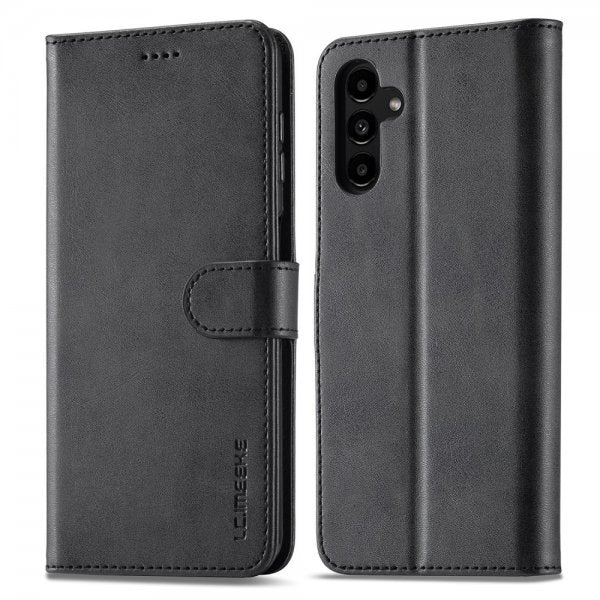 Lc.Imeeke Samsung Galaxy S23 FE Kotelo korttipaikalla ja jalustatoiminnolla Musta