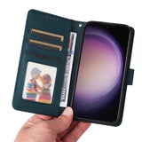 Betopnice Samsung Galaxy S23 FE -kotelo irrotettavalla kuorella 005 Sininen