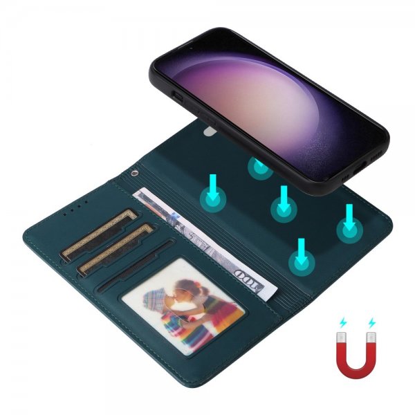 Betopnice Samsung Galaxy S23 FE -kotelo irrotettavalla kuorella 005 Sininen