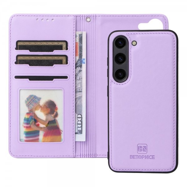 Betopnice Samsung Galaxy S23 FE -suojakuori irrotettavalla kuorella 005 Violetti