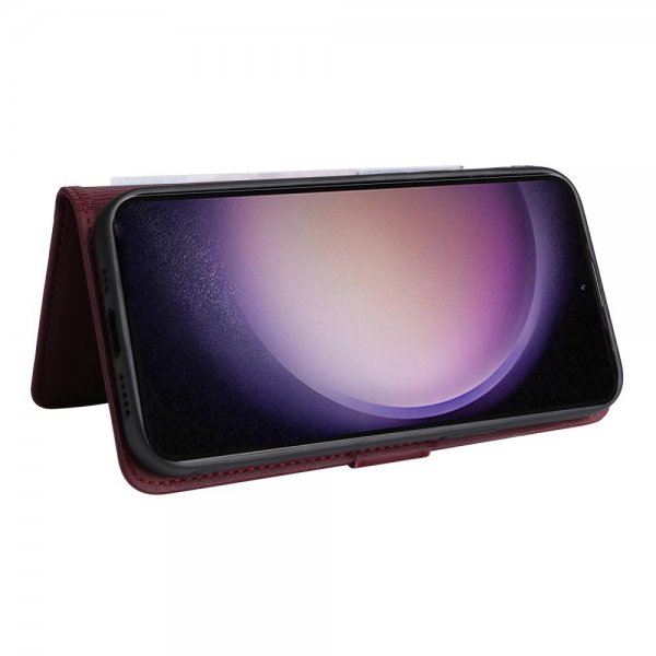 Betopnice Samsung Galaxy S23 FE Kotelo irrotettavalla kuorella 005 Punainen