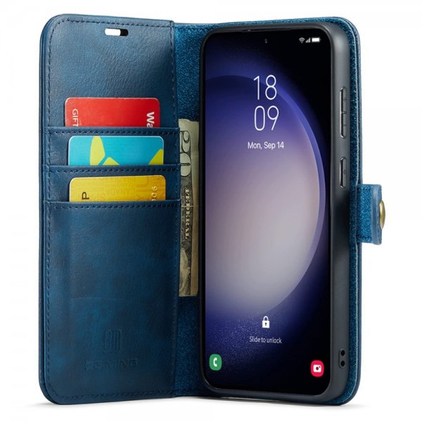 Dg.Ming Samsung Galaxy S23 FE Kotelo irrotettavalla kuorella Sininen