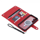 VILI Samsung Galaxy S23 FE Kotelo irrotettavalla kuorella GHB Series MagSafe Punainen