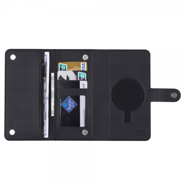 VILI Samsung Galaxy S23 FE Kotelo irrotettavalla kuorella GHB Series MagSafe Musta