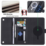VILI Samsung Galaxy S23 FE Kotelo irrotettavalla kuorella GHB Series MagSafe Musta