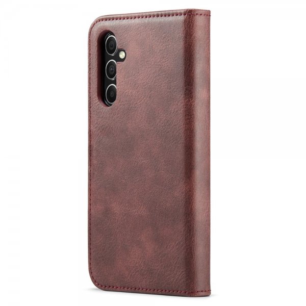 Dg.Ming Samsung Galaxy S23 FE -kotelo irrotettavalla kuorella, punainen