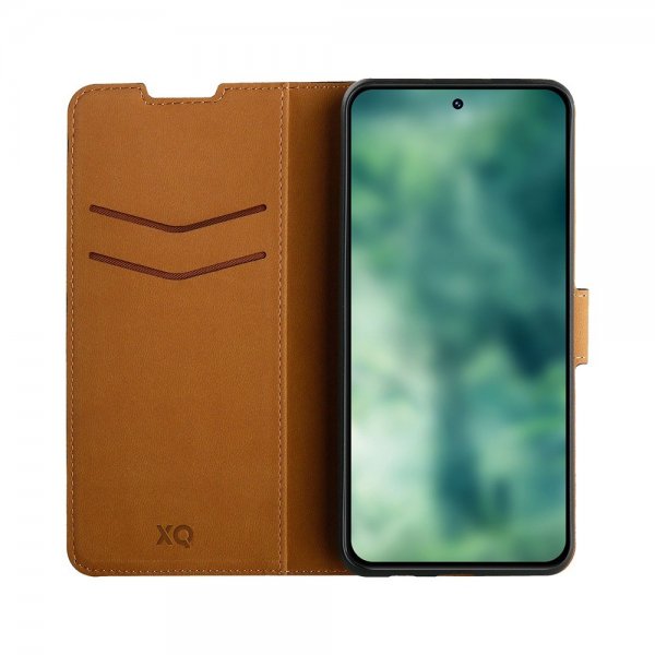 Xqisit Samsung Galaxy S23 FE Kotelo Slim Wallet Selection Musta