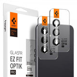 Spigen Samsung Galaxy S23 FE Kameran suojaus Lasi.tR EZ Fit Optik Pro 2-pakkaus Musta
