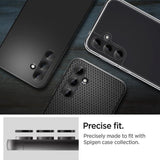 Spigen Samsung Galaxy S23 FE Kameran suojaus Lasi.tR EZ Fit Optik Pro 2-pakkaus Musta