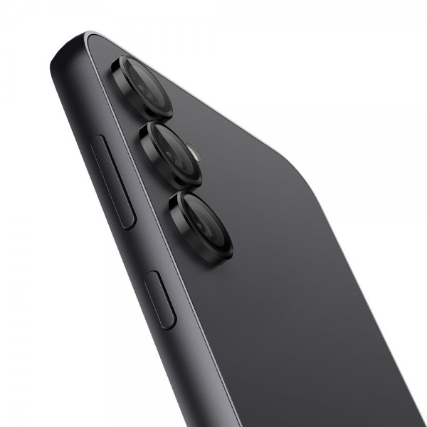 Spigen Samsung Galaxy S23 FE Kameran suojaus Lasi.tR EZ Fit Optik Pro 2-pakkaus Musta