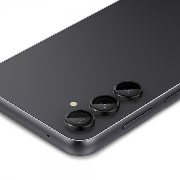 Spigen Samsung Galaxy S23 FE Kameran suojaus Lasi.tR EZ Fit Optik Pro 2-pakkaus Musta