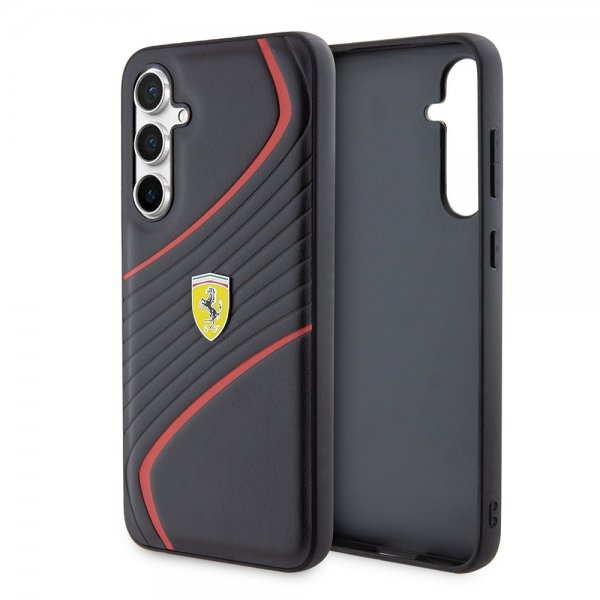 Ferrari Samsung Galaxy S23 FE Kuoret Carbon Twist Musta