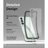 Ringke Samsung Galaxy S23 FE -suojakuori, Fusion, Smoke Black