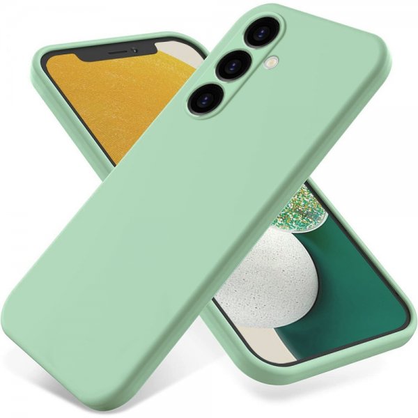 Samsung Galaxy S23 FE Kuoret ja Hihna Silikoni Vihreä