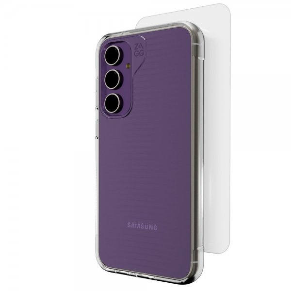 ZAGG Samsung Galaxy S23 FE Kuori ja Näytönsuoja Luxe & Glass 360 Protect Bundle