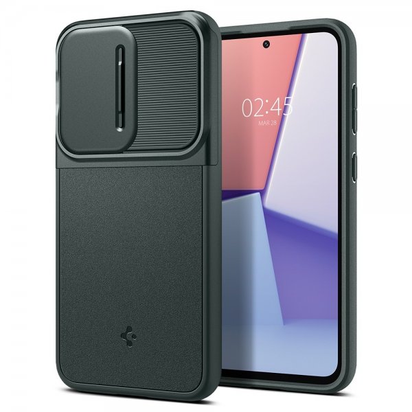 Spigen Samsung Galaxy S23 FE Kuori Optik Armor Abyss Green