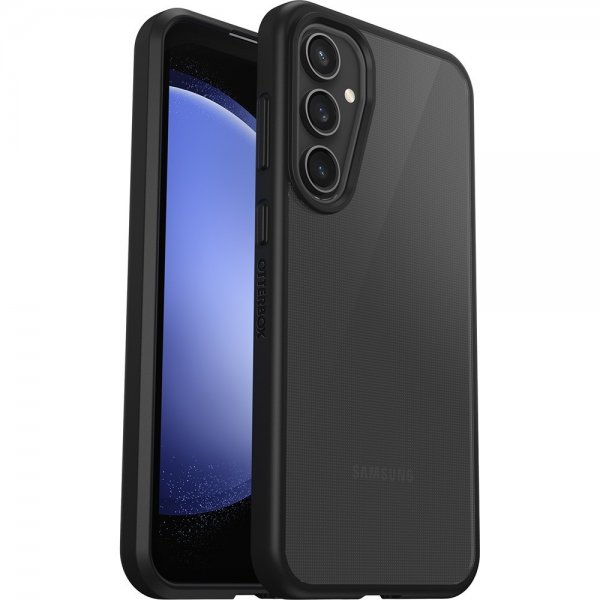 Otterbox Samsung Galaxy S23 FE React Crystal -suojakuori, musta