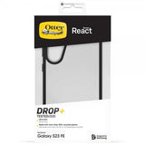 Otterbox Samsung Galaxy S23 FE React Crystal -suojakuori, musta