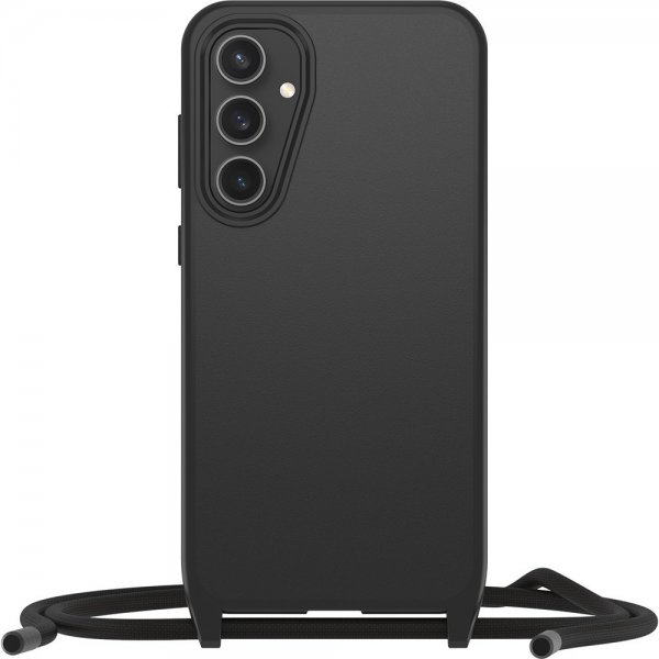 Otterbox Samsung Galaxy S23 FE React Necklace -kuori, musta