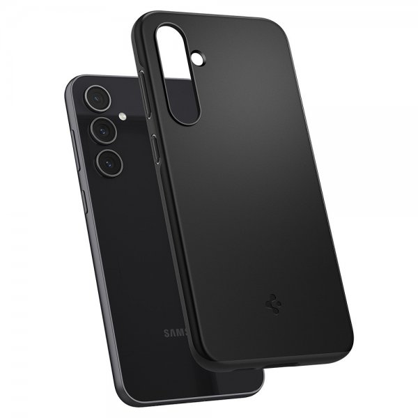 Spigen Samsung Galaxy S23 FE Kuori Thin Fit Musta