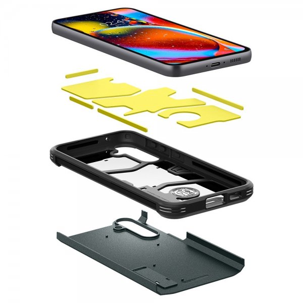 Spigen Samsung Galaxy S23 FE Kuori Tough Armor Abyss Green