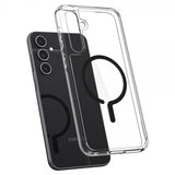 Spigen Samsung Galaxy S23 FE Ultra Hybrid OneTap Ring MagFit -suojakuori, musta