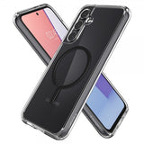Spigen Samsung Galaxy S23 FE Ultra Hybrid OneTap Ring MagFit -suojakuori, musta