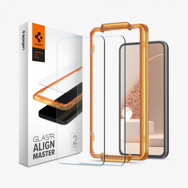 Spigen Samsung Galaxy S23 FE Näytönsuoja GLAS.tR ALIGNmaster 2-pakkaus