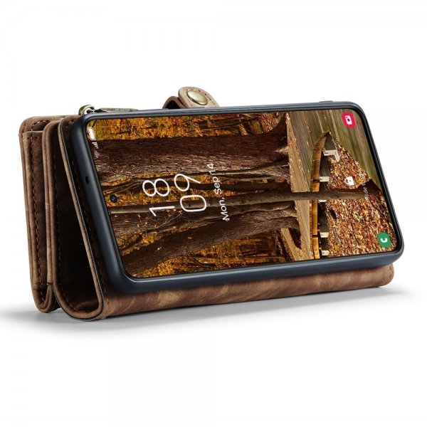 CaseMe Samsung Galaxy S23 Kotelo 008 Series Irrotettava kuori Ruskea